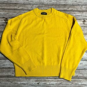 Banana Republic Vibrant Yellow Crewneck Sweater